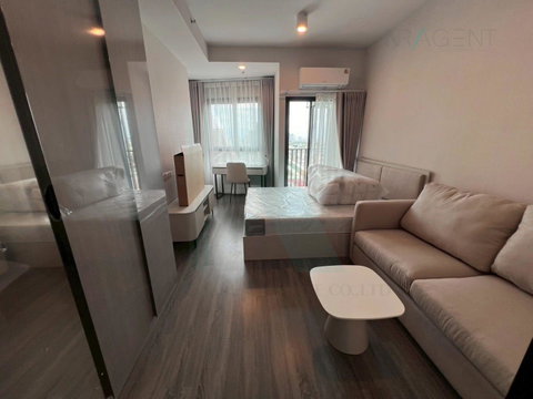 🔺 For Rent Condo IDEO RAMKHAMHAENG LAM SALI STATION Building 1, Floor 25,Studio, Room size 24 sqm