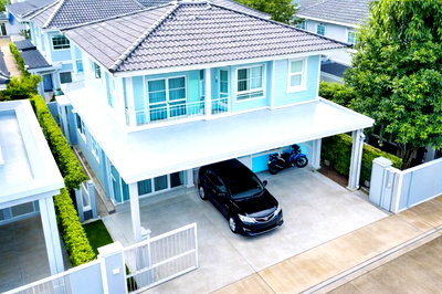 เช่าบ้านเดี่ยว รพ.รวมชัยประชารักษ์ : บ้านเดี่ยวรพ.บางเสาธง 2.2 กม. ใกล้เอแบค บางนา 800 ม.  50ตร.ว.บ้านเดี่ยว 2 ชั้น 3นอน 2น้ำ 160ตร.ม. เฟอร์ฯ และเครื่องใช้ไฟฟ้าครบ  Villaggio