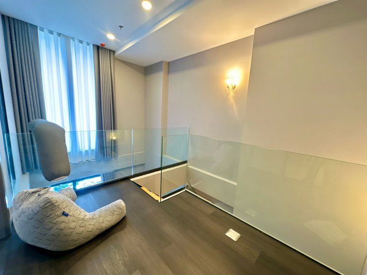 รูป ให้เช่า ด่วน! ห้องใหม่เอี่ยม Sapphire พระราม 3 แบบ Duplex 2 นอน 2 น้ำ ชั้นสูง วิวแม่น้ำสุดปัง (38,000.-/เดือน) - รูปที่ 16/18