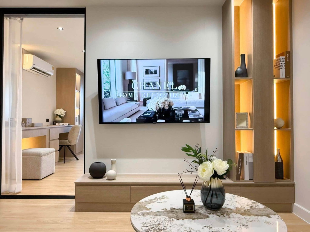 รูป POS ศรีธนาคอนโด 2 ห้องรีโนเวทใหม่ Modern Cozy แต่งครบ พร้อมอยู่ วิวเมือง บรรยากาศร่มรื่น - รูปที่ 7/10