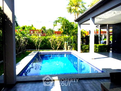 เช่าบ้านเดี่ยว หัวหิน ซ.112 : วิลล่า 2 ห้องนอน พื้นที่ 180 ตร.ม. | Black Lotus Villas ทับใต้ หัวหิน (ID 2081418)