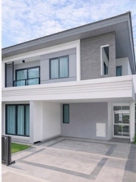 The Walk Ratchaphruek 1.7 km. Ratchaphruek-Rama 5, 2-story detached house, 3 bedrooms, 3 bathrooms, Ratchaphruek Village, 600 m., 41 sq m., 160 sq m.