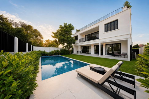 Pool Villa for Rent in Mabprachan – Near Mabprachan Lake, 5(+1)Bedrooms with Rooftop