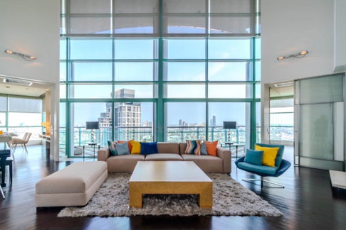 Luxury Room ✨ For Rent Chatrium Riverside Beautiful Unit Great Price Fully Furnished High Floor with Stunning City Views 💗 DS3951 | Line @Dstay