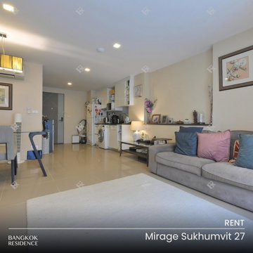 เช่าคอนโด 🌇 Mirage Sukhumvit 27 2นอน 70ตร.ม. 40k 💸 ห้องราคาดี ว่างแล้ว BTS อโศก