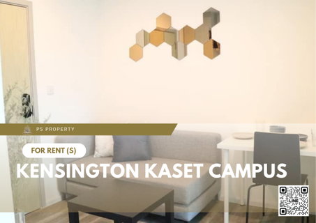 รูปภาพ ให้เช่า 📍 Kensington Kaset Campus 📍 เฟอร์นิเจอร์ และ เครื่องใช้ไฟฟ้าครบ ใกล้ Major รัชโยธิน