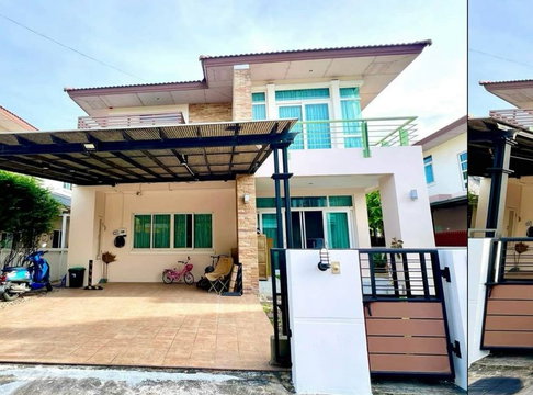 บ้านเดี่ยวสวย ทำเลดี หมู่บ้านคันทรีโฮม เลค แอนด์ พาร์ค ศรีราชา
