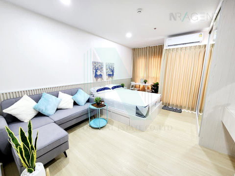 For Rent Condo SUPALAI VERANDA SUKHUMVIT 117 Building 1, Floor 10,Studio, Room size 29.00 sqm