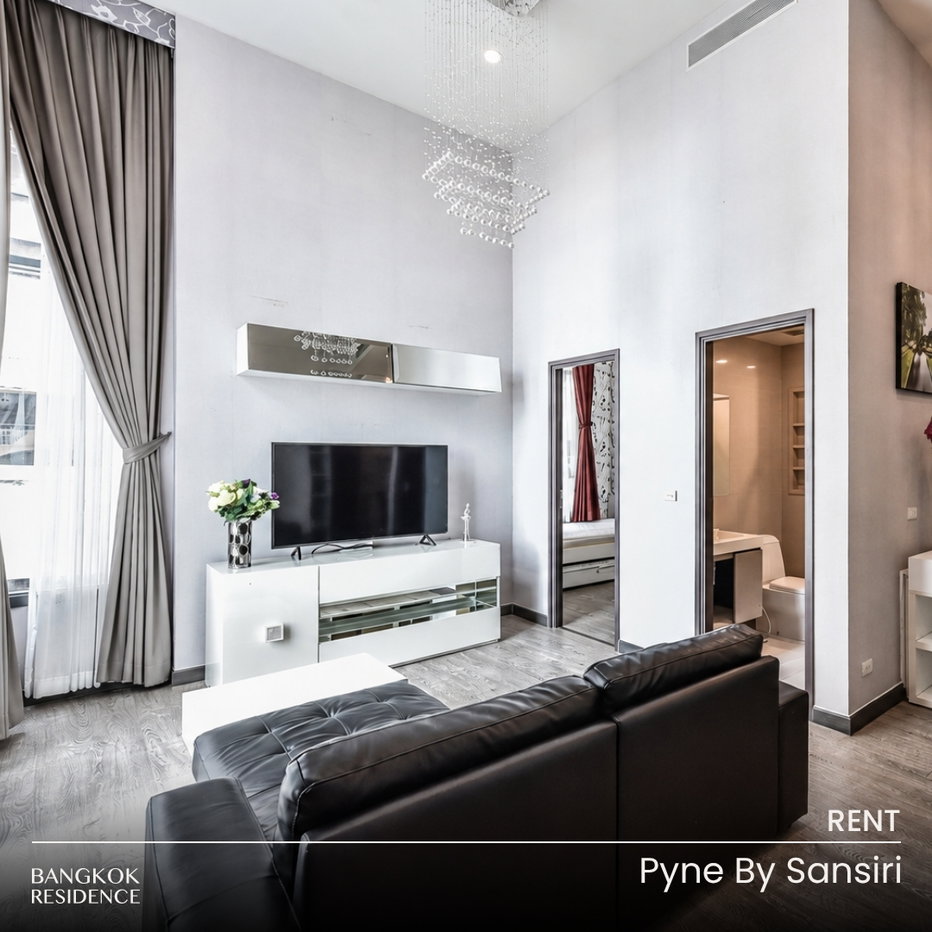 รูป เช่าคอนโด 🌃 Pyne By Sansiri 2นอน 67.77ตร.ม. 39k 🛌🏻 ว่าง เฟอร์ครบ ใกล้ BTS ราชเทวี - รูปที่ 1/10
