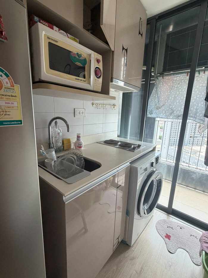รูป ให้เช่าคอนโด Ideo Q จุฬา Studio 24 ตรม ห้องสวย พร้อมอยู่ - รูปที่ 8/9