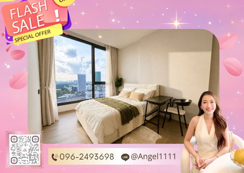 ✨🦄 Ready to move 🦄✨ The Crest Park Residences เฟอร์ครบจบในที่เดียว โทร 096-2493698 (TCR0166)