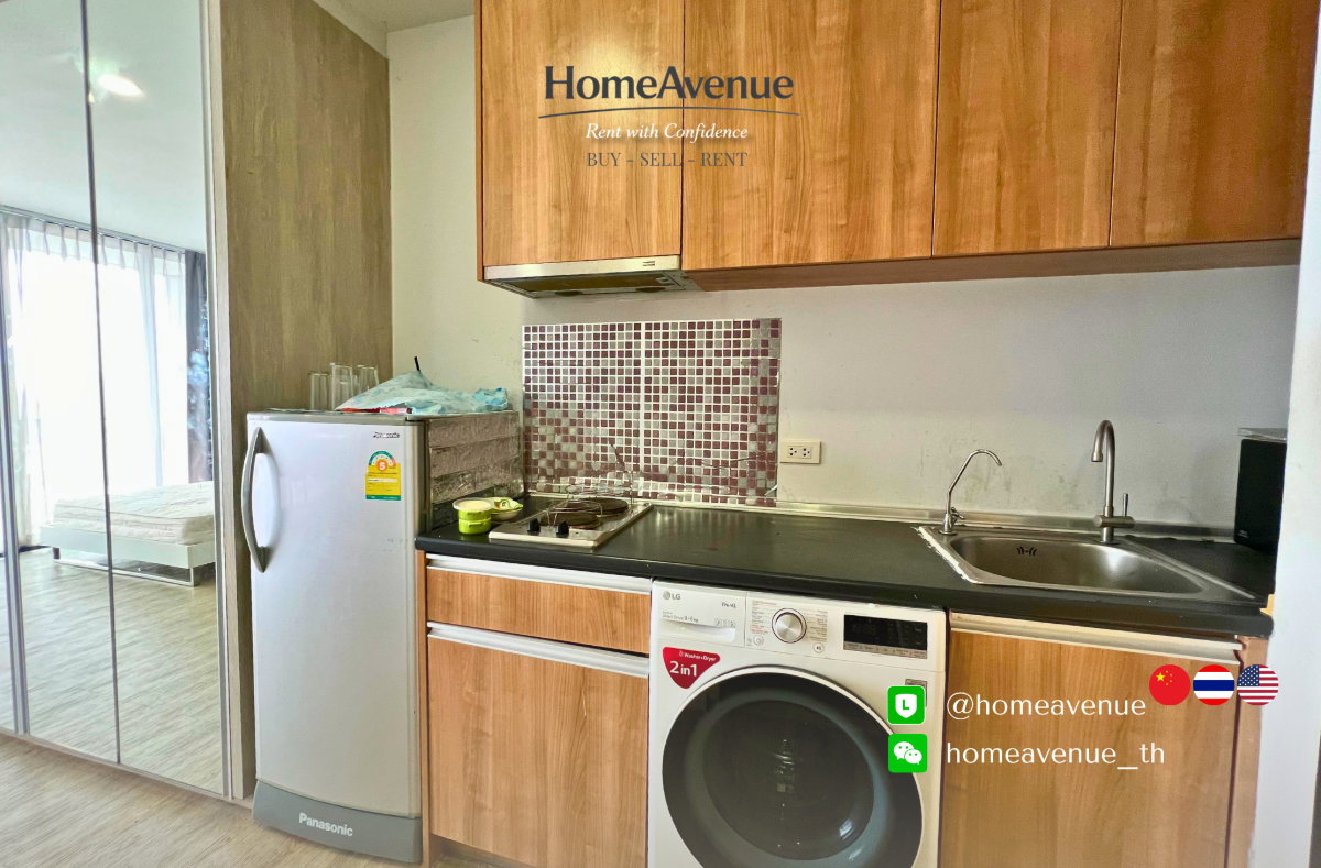 รูป 🔥อัปเดต ส.ค. 🛋️ ห้องสุดท้าย Studio 🚇 ใกล้ MRT ลาดพร้าว 📲 Line: @homeavenue ⭐ HA-394 - รูปที่ 3/6