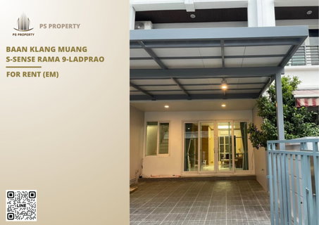 รูปภาพ Townhouse for rent 📍 Baan Klang Muang S-Sense Rama 9-Lat Phrao 📍 Near MRT Lat Phrao 71