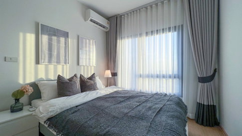 The condominium project is located near Stamford LINE @starcondo, near the Airport Link, Hua Mak, for a one-bedroom unit near Stamford University.