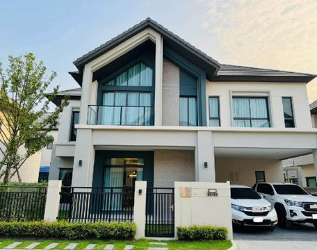 ให้เช่าบ้านเดี่ยว 2 ชั้น โครงการ หมู่บ้าน บางกอก บูเลอวาร์ด รามอินทรา-วัชรพล / ติดทางด่วน ทางลง จตุโชติ / ริมถนนจตุโชติ / เฟอร์นิเจอร์ครบ / อยู่อาศัย