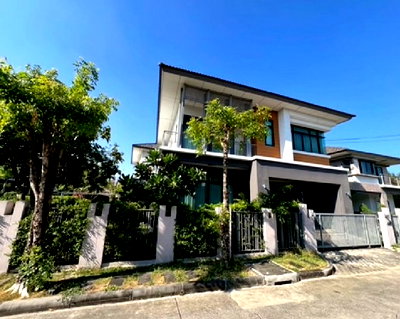 เช่าบ้านเดี่ยว มาร์เก็ต วิลเลจ สุวรรณภูมิ : ให้เช่าบ้านเดี่ยว 2 ชั้น หลังมุม ย่านกิ่งแก้ว โครงการ เอโทล จาวาเบย์ บางนา-สุวรรณภูมิ /เฟอร์นิเจอร์ครบ Fully Furnished / อยู่อาศัย