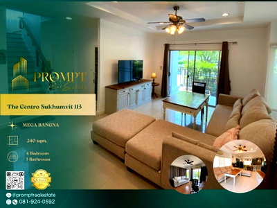Houses for rent Tesco Lotus Srinakarindra : ST14078 - The Centro Sukhumvit 113 : MEGA BANGNA 