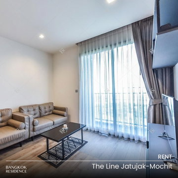 เช่าคอนโด 🌆 The Line Jatujak-Mochit 2นอน 60.50ตร.ม.39k 🌠 ยูนิตชั้นสูง วิวโล่ง ราคาดี  ใกล้ BTS หมอชิต 
