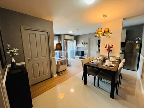 Call : 080-045-2332 D Condo Creek Phuket 62 sq.m 2 Bedrooms, 2 Bathrooms, 6th floor, pool view, fully furnished