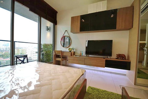 🎊 For rent THE LOFTS EKKAMAI, size 28.9 square meters, 11th floor, STUDIO room type