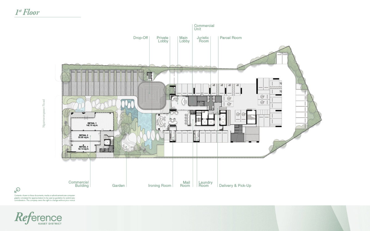 picture Reference Kaset District 59.30 sq.m floor 11  - 11/11