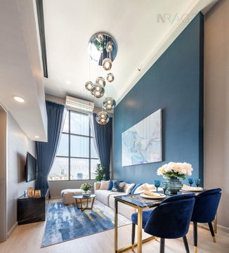 🎉Special room!🎉 For Rent Condo KNIGHTSBRIDGE PRIME SATHORN Building 1, Floor 41,Duplex, Room size 44.00 sqm