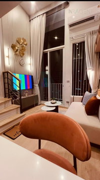 🎊 For Rent Condo CULTURE CHULA Building 1, Floor 28,Duplex, Room size 38 sqm