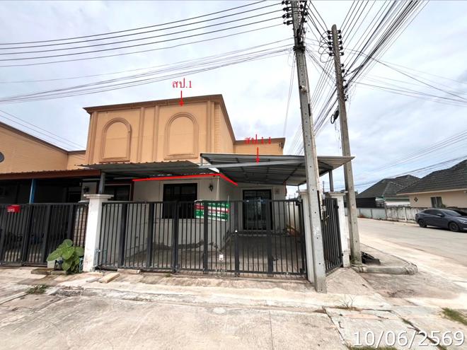รูป ทาวน์เฮ้าส์ 28 ตร.วา ลิตเติ้ล เฮ้าส์ พินโต้ นิคมพัฒนา ระยอง 957,000 - รูปที่ 1/15