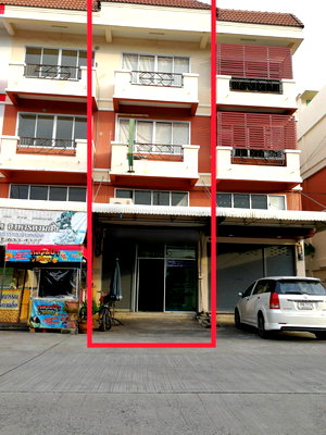 อาคารพาณิชย์ สมุทรปราการ : ขายถูก ทาวน์โฮม 3.5ชั้น ทรัพย์รุ่งเรืองซิตี้ ใกล้สถานีรถไฟฟ้าสายสีเขียวเคหะฯสมุทรปราการ