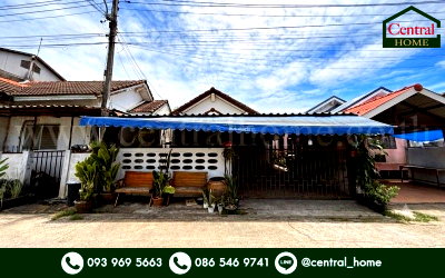 บ้านแฝด ถนนรังสิต-นครนายก : บ้านแฝด หมู่บ้านพรธิสาร 4 รังสิต-นครนายก คลอง 6