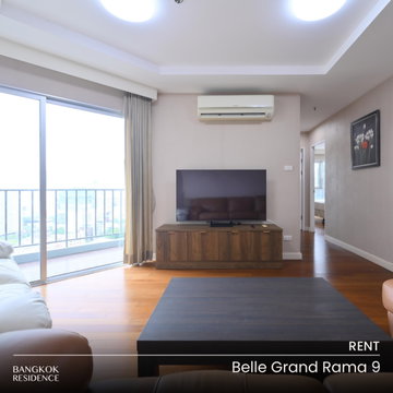 เช่าคอนโด 🌃 Belle Grand Rama 9 2นอน 89ตร.ม. 45k ✨ ห้องสวย รีโนเวทใหม่ ใกล้ MRT พระราม 9