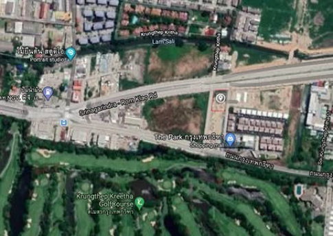 Land for rent in a prime location, Bangkok Kreetha Soi 9, measuring 1 rai 2 ngan 21 square wa. Suitable for business purposes.