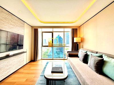 เช่ากิจการ อาคารสาทรธานี ทาวเวอร์ : Beautiful 1 Bed Serviced Apartment With Amazing Amenities - BR30169CD