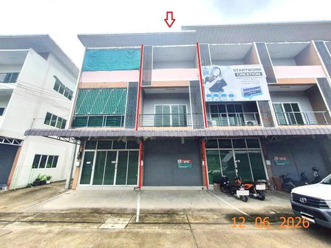 อาคารพาณิชย์ 16.9 ตร.วา เปี่ยมสุขพลาซ่าร์ สันกำแพง เชียงใหม่ 1.8M