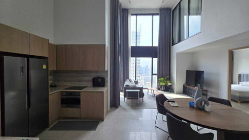 LTHC16024 - Duplex Condo for Rent Silom | The Lofts Silom | Near BTS Surasak | 90K/Month | คอนโดดูเพล็กซ์ให้เช่า เดอะ ลอฟท์ สีลม