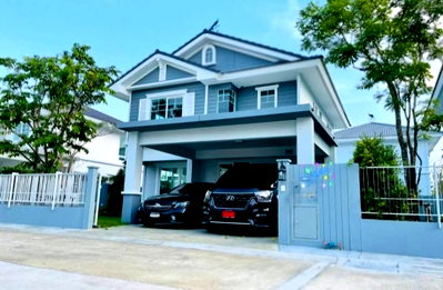 บ้านเดี่ยว สนามบินสุวรรณภูมิ : ขาย บ้านเดี่ยวโครงการ วิลลาจจิโอ2 ศรีนครินทร์ บางนา GH620