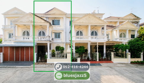 ให้เช่า ทาวน์โฮม 3ชั้น 3ห้องนอน 3ห้องน้ำ 22.5ตร.วา มบ.คริสตัลทาวน์โฮม รัตนาธิเบศร์ ใกล้ MRT ไทรม้า รัตนาธิเบศร์ เหมาะพักอาศัย ทำโฮมออฟฟิศ