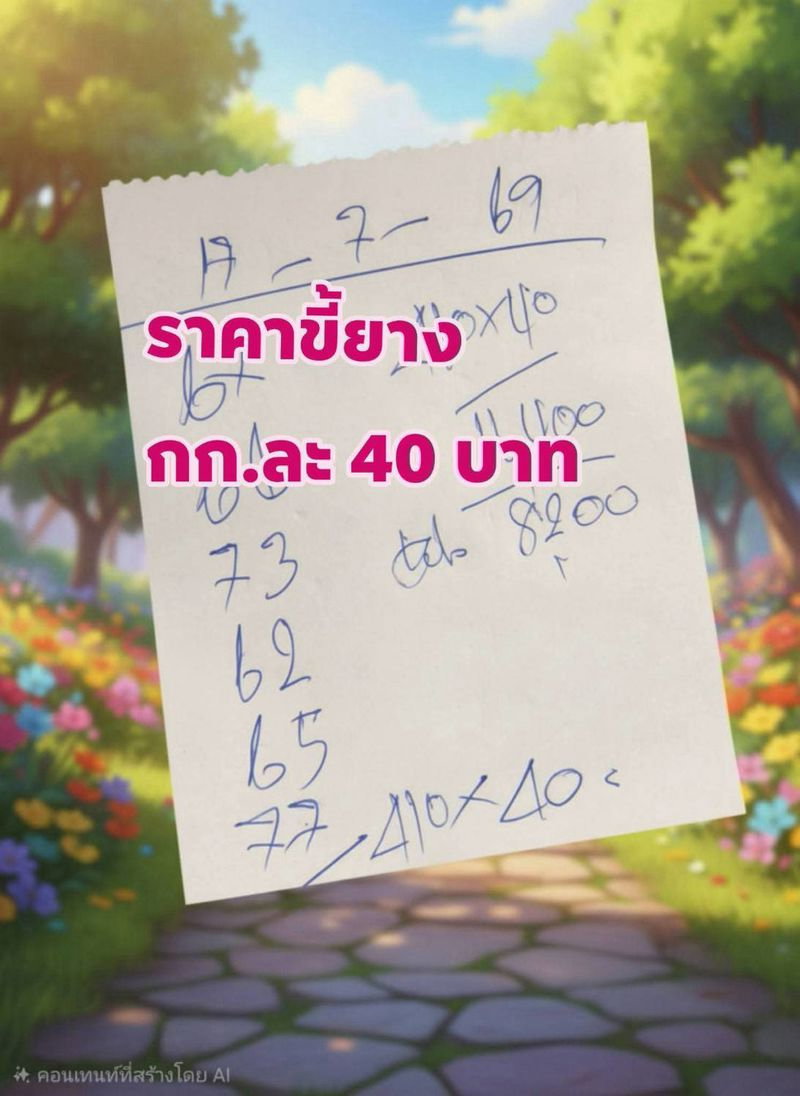 ขายด่วนๆ 600,000/ไร่ สวนยางพารา อยู่ไม่ไกลจากนิคมอุตสาหกรรมหลักชัยเมืองยาง 21 ไีร่ 