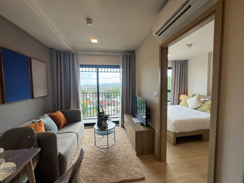 Brand New Condominium -The Base Cherng Talay, near Boat Avenue and Bang Tao Beach, Phuket.
