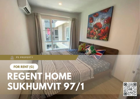 For Rent 🔥 Regent Home Sukhumvit 97/1 🔥 Fully furnished and equipped with appliances, near BTS Bang Chak.