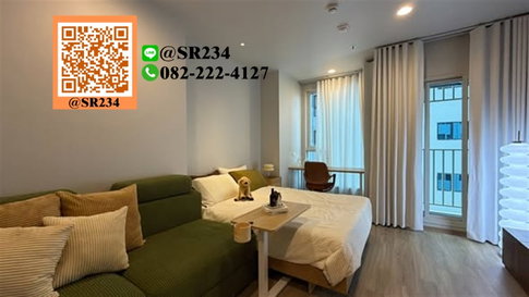 ⭐For RENT/ให้เช่า⭐คัลเจอร์ ทองหล่อ สุขุมวิท 59 (Culture Thonglor Sukhumvit 59) ห้องไม่เคยให้เช่า ! 25 ตร.ม. ชั้น 18 สนใจทัก💚@SR234🏡