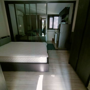 🔺 For Rent Condo XT HUAIKWANG Building 1, Floor 33,1 bed room, Room size 32 sqm