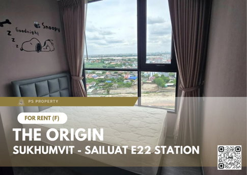 For rent ✨ THE ORIGIN E22 ✨ near BTS Sai Luat, complete with furniture and appliances
