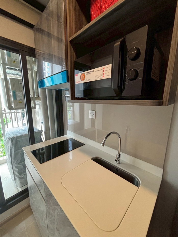 รูป ให้เช่า Aspire Onnut Station ห้องใหม่ ใกล้ BTS อ่อนนุช ชั้นเตี้ย ตกแต่งครบพร้อมอยู่ สิ่งอำนวยความสะดวกครบครัน สนใจติดต่อ Line: rebecca.w77 - รูปที่ 6/10