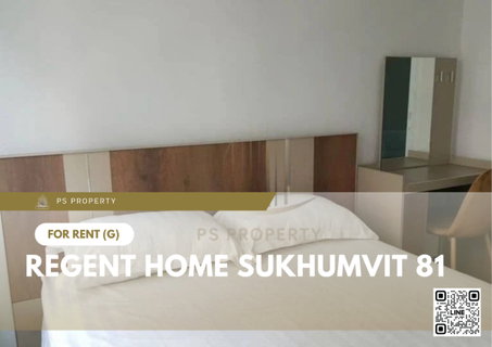 รูปภาพ For rent 📍 Regent Home Sukhumvit 81 📍 near BTS On Nut, complete with furniture and electrical appliances.