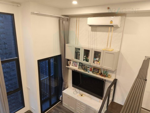 📌 ให้เช่าคอนโด ไนท์บริดจ์ สเปซ พระราม 9 อาคาร 1 ชั้น 24 Duplex ขนาด 40 ตรม ใกล้ Central พระราม 9