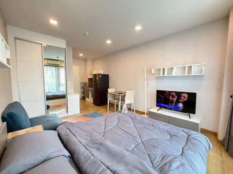 7,500 THB Studio 🚩😍 Madrid Building, 3rd floor, fully furnished, with washing machine. Beautiful room, great value! 🥰💖
