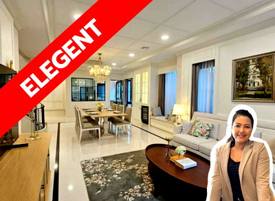 บ้านเดี่ยวให้เช่า : ให้เช่าบ้านหรู Nantawan พระราม 9 กรุงเทพกรีฑา Le Baron Fully Furnished