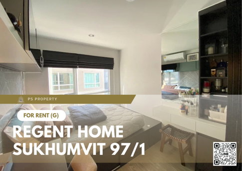 For rent✨Regent Home Sukhumvit 97/1✨ Beautiful room, furniture, complete electrical appliances, near BTS Bang Chak.