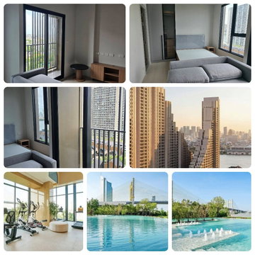 🔥ด่วน ห้องไปไวมากกก Code: 26KJ4135  ให้เช่า NUE Riverest Ratburana ✅ Add Line @kjcondo (มี@ข้างหน้าด้วยนะคะ)